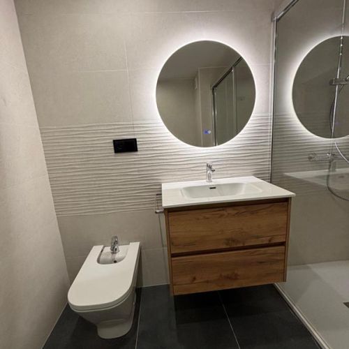 Detalle de reforma de baño