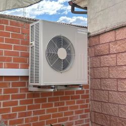Aerotermia en vivienda de Valladolid